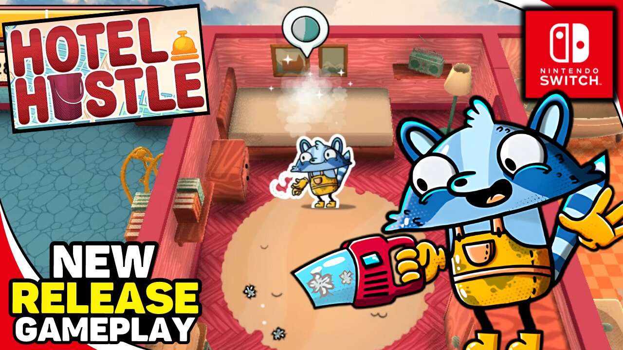 New Co-op Puzzle Game - HOTEL HUSTLE - Nintendo Switch Gameplay!