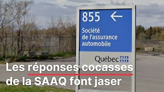 Les réponses « passives-agressives » de la SAAQ font jaser sur les réseaux sociaux