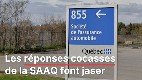 Les réponses « passives-agressives » de la SAAQ font jaser sur les réseaux sociaux