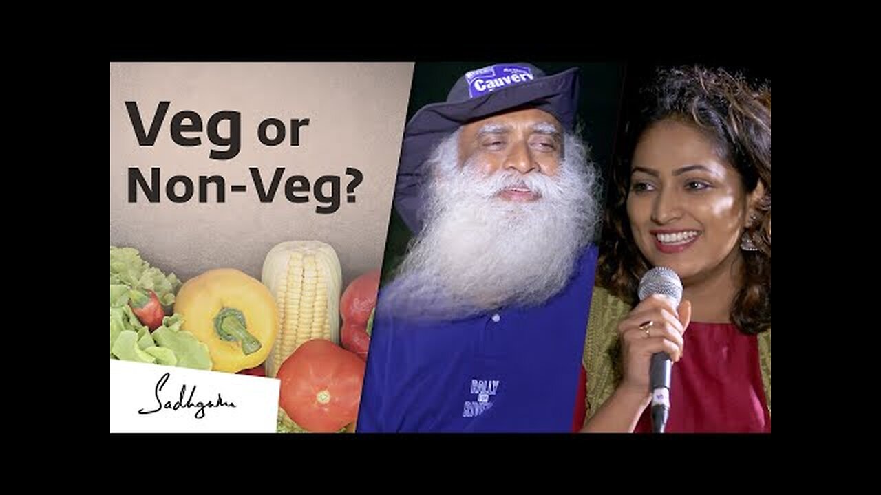 Is Eating Non-Vegetarian Food Ethically Wrong – Hariprriya Asks Sadhguru