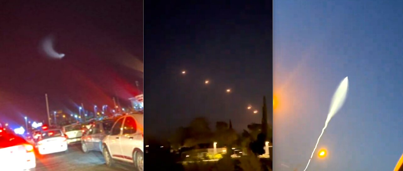 REPORTS OF MISSILE'S LAUNCHED AND SEEN OVER IRAN-IRAQ-RUSSIA*AIR RAID SIRENS & INTERCEPTS ISRAEL*