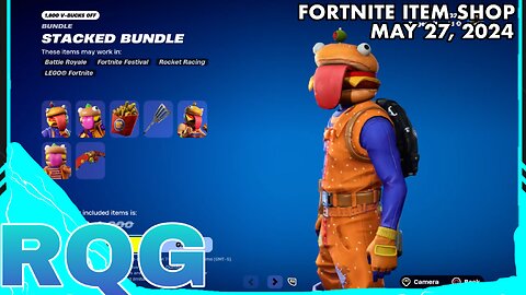 HAMBURGER DAY SHOP...NOTHING MUCH TODAY. FORTNITE ITEM SHOP (May 27, 2024)