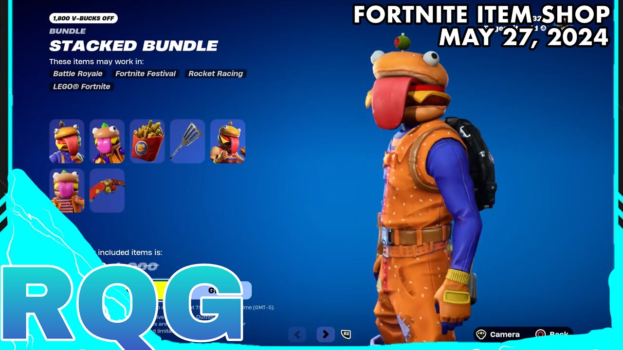 HAMBURGER DAY SHOP...NOTHING MUCH TODAY. FORTNITE ITEM SHOP (May 27, 2024)