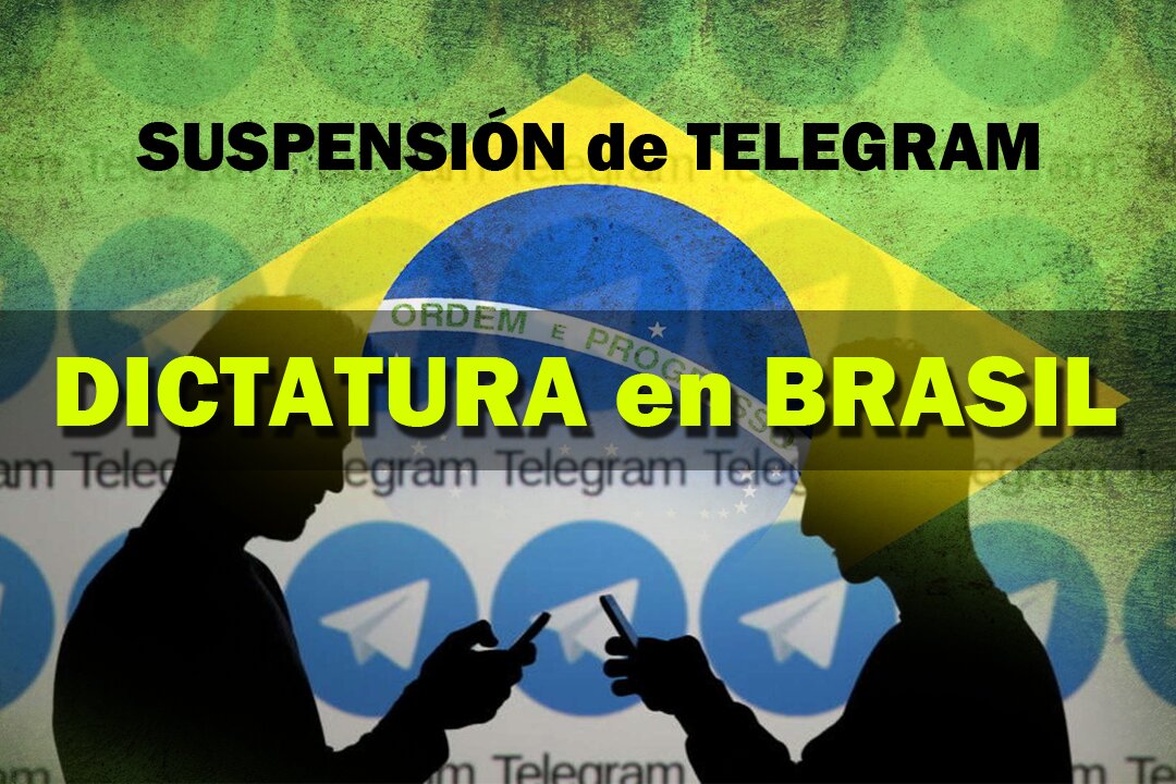 URGENTE: Suspensión de TELEGRAM en BRASIL