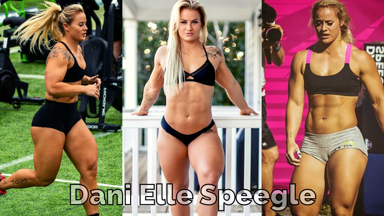 Dani Elle Speegle, ATLETA CROOSFIT com SHAPE FABULOSO | Motivação Maromba