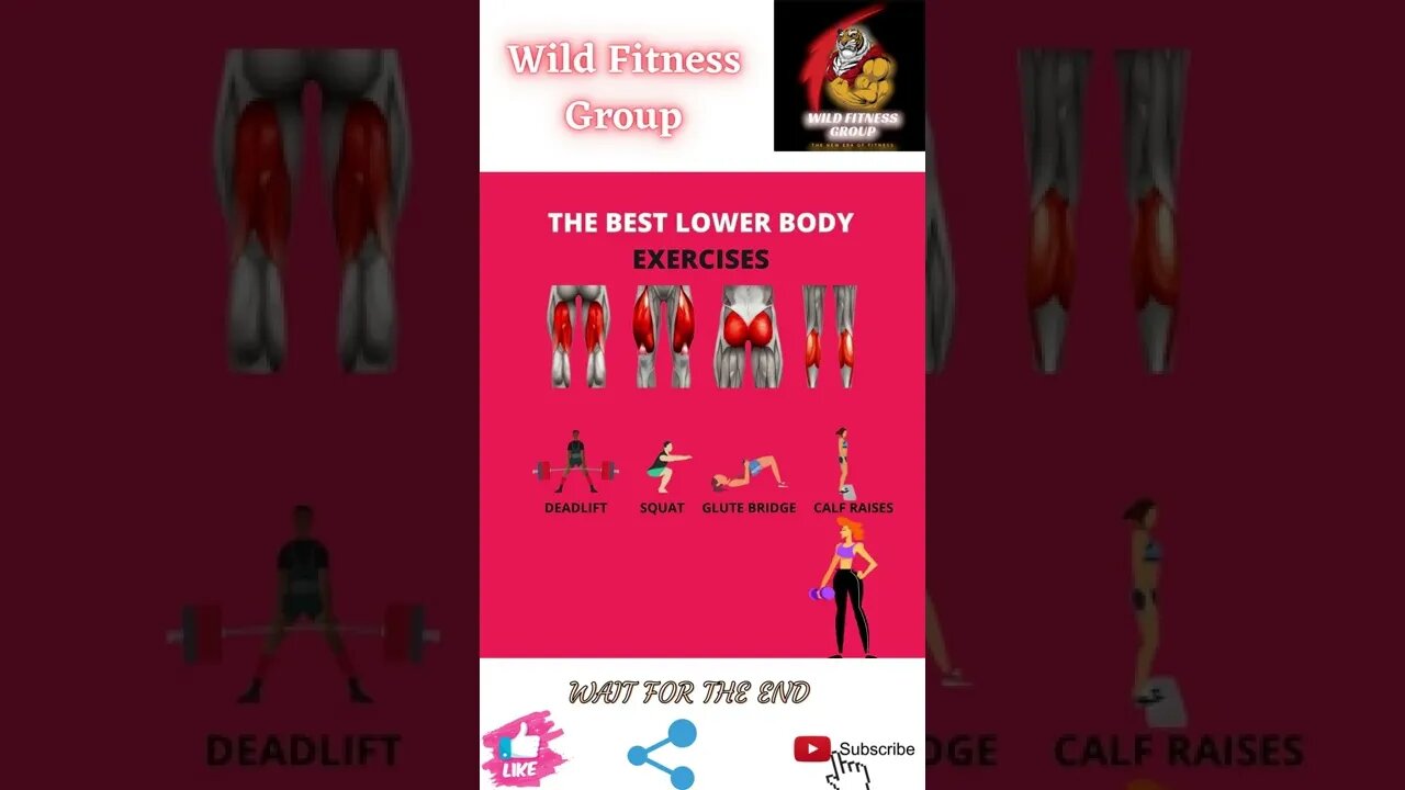 🔥The best lower body exercises🔥#shorts🔥#wildfitnessgroup🔥4 April 2022🔥