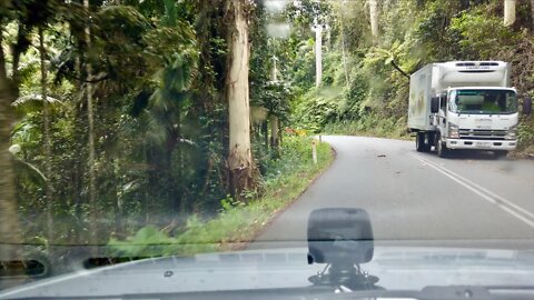 Driving to the Top of Mount Tamborine