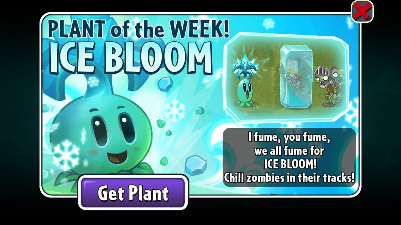 Plants vs Zombies 2 - Penny's Pursuit - Icebloom - January 2023