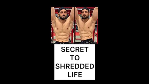 MY SECRET TO REMAIN SHREDDED #shorts