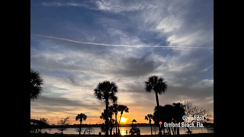 ChemTrail sunset Bike Week 2024