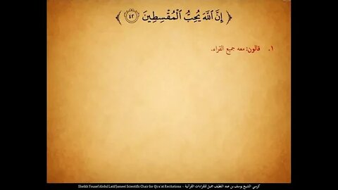 46 ‏‏الربع السادس والأربعون يا أيها الرسول لا يحزنك