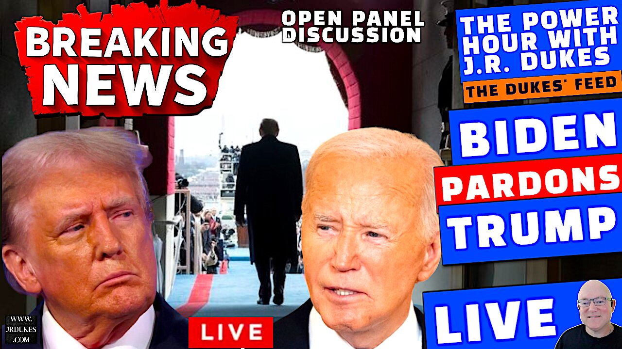 🚨 WATCH LIVE: WILL BIDEN PARDON TRUMP? Reports, Speculation & Current Events