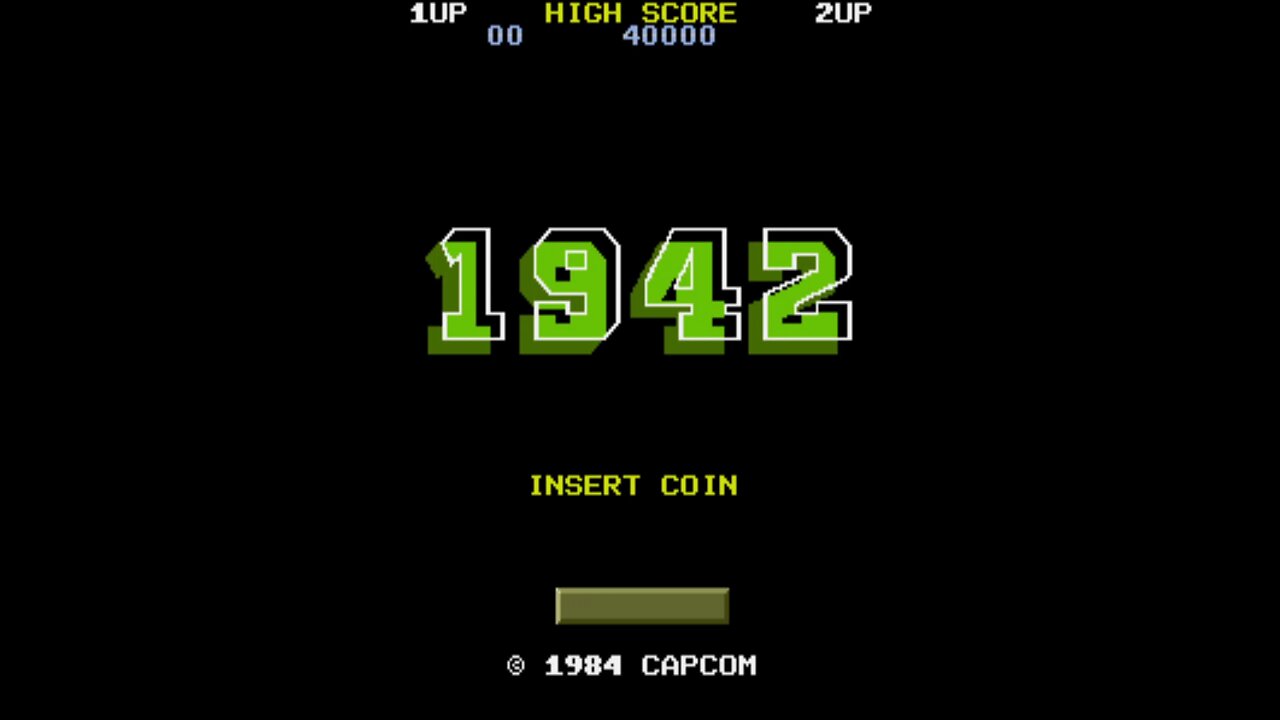 1942 Arcade Game, Capcom 1984, playthrough