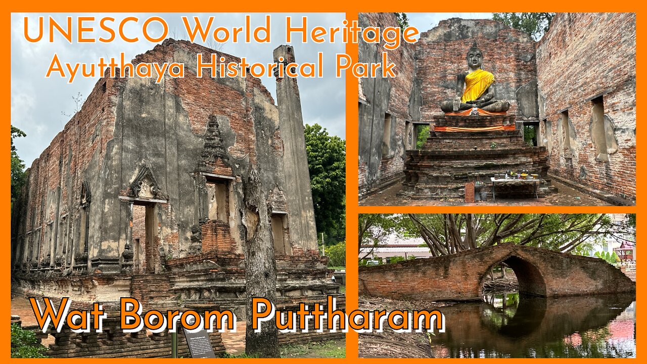 Wat Borom Phuttharam วัดบรมพุทธาราม - Monastery of the Grand Buddha - Ayutthaya Thailand 2024
