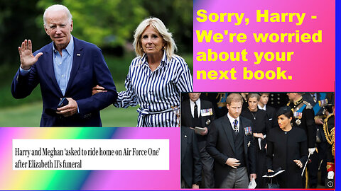 Why Did the Bidens NOT Want to Give the Sussexes a Ride Home?