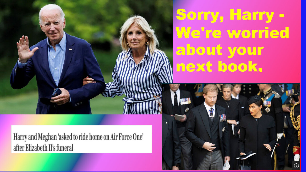 Why Did the Bidens NOT Want to Give the Sussexes a Ride Home?