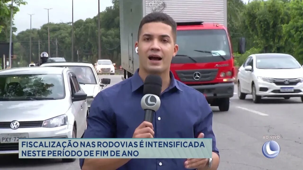 Fiscalização nas rodovias é intensificada neste período de fim de ano