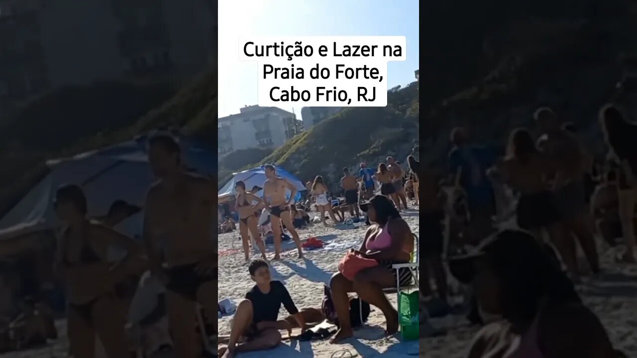 Cabo Frio, RJ [ Praia do Forte] Curtição e lazer! #shorts