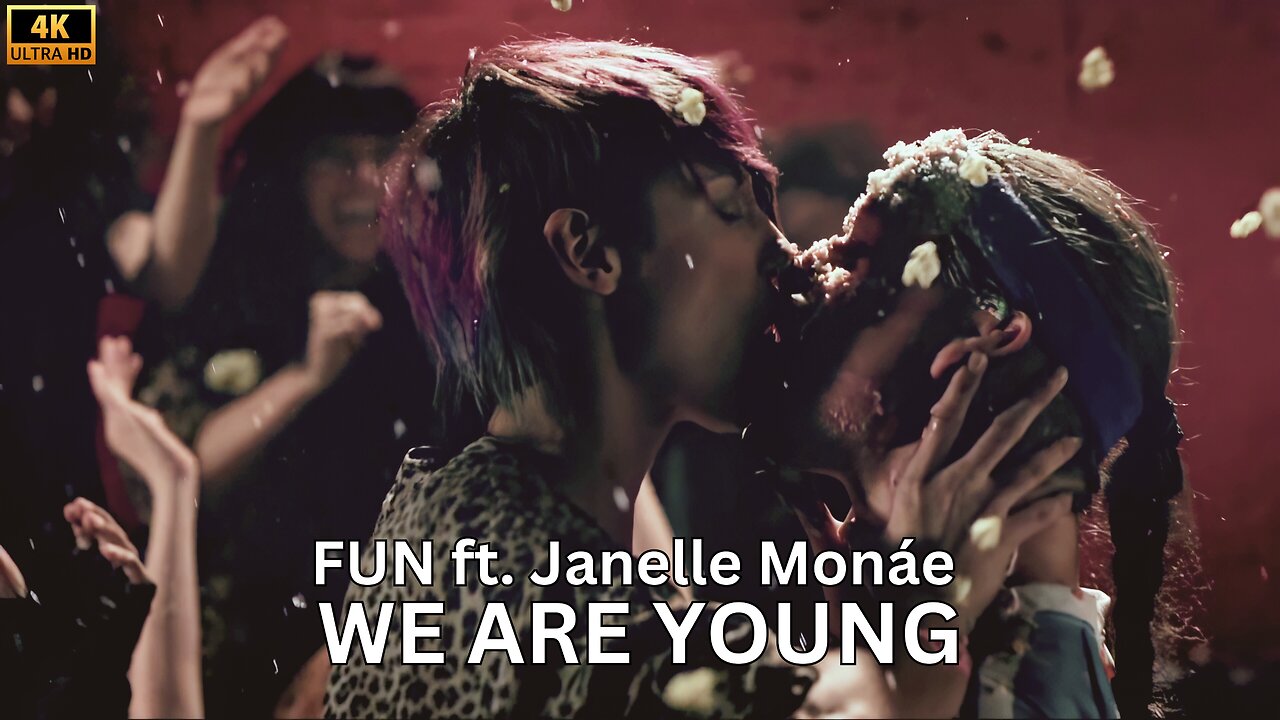 Fun We Are Young ft. Janelle Monáe 4K HD #Fun #WeAreYoung #JanelleMonae