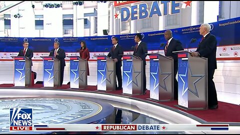 Second GOP Presidential Debate At The Reagan Presidential Library In California