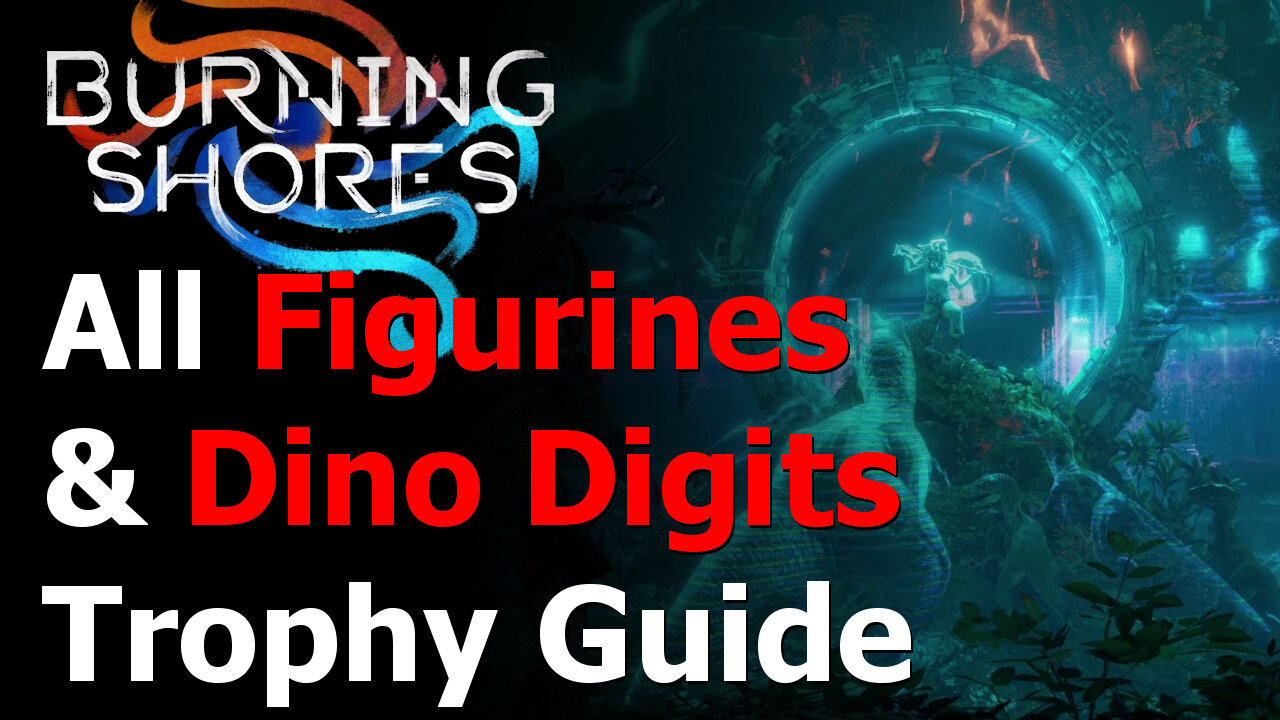 Horizon Burning Shores - All 5 Pangea Figurine Locations - Dino Digits Quiz Trophy Guide