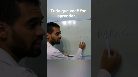 Tudo que você for aprender...