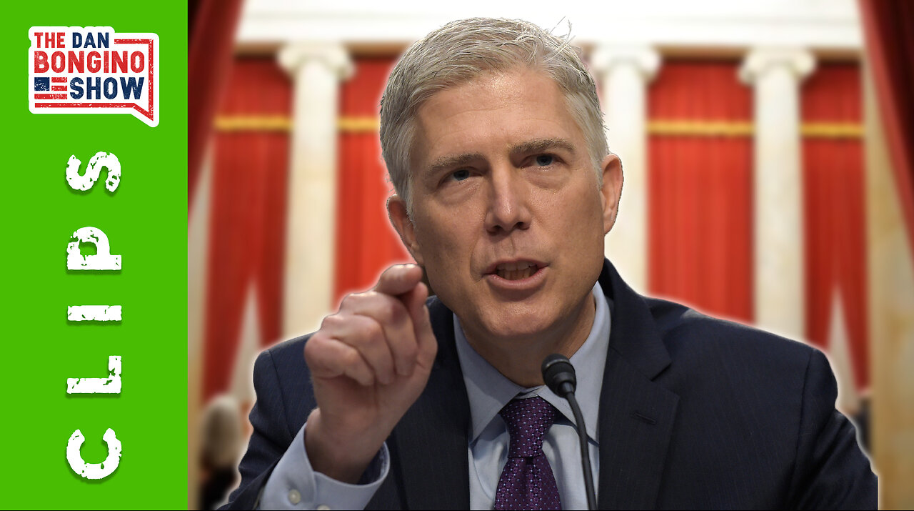 WATCH: Justice Gorsuch Sets Brilliant Trap for Biden Stooge