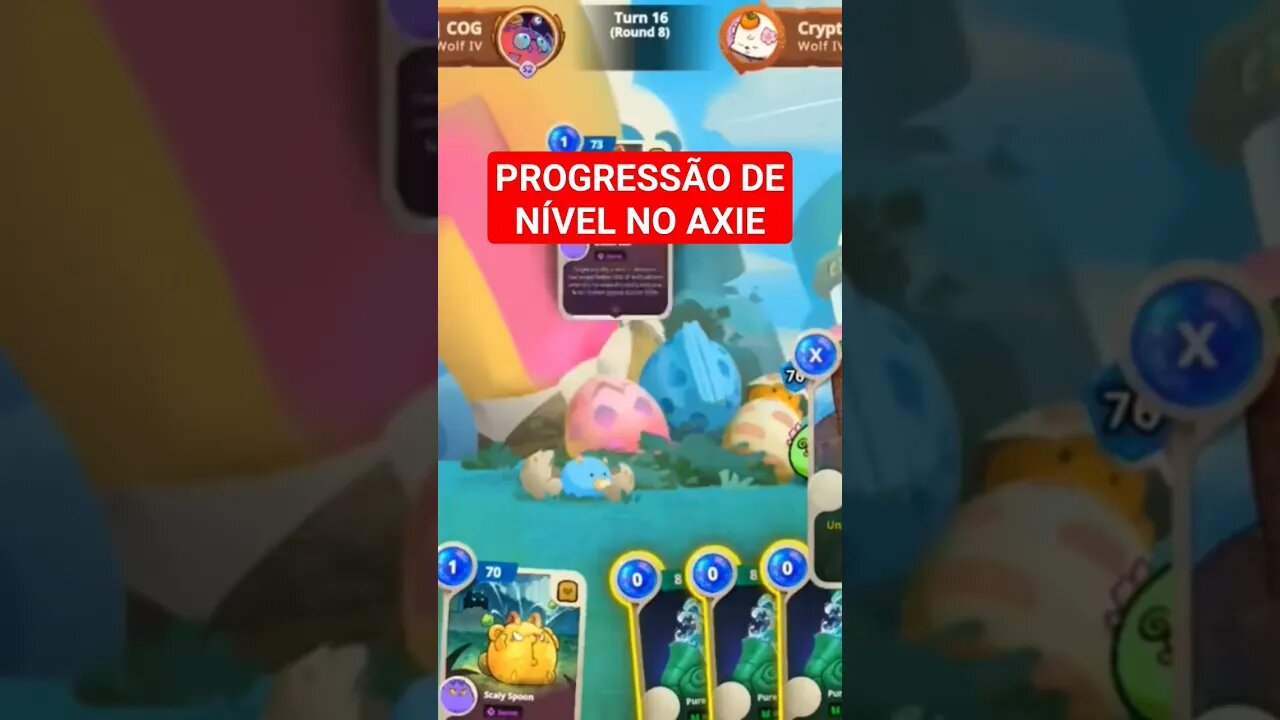AXIE INFINITY: PROGRESSÃO DE NÍVEL, BORA UPAR! #axie #axieinfinity