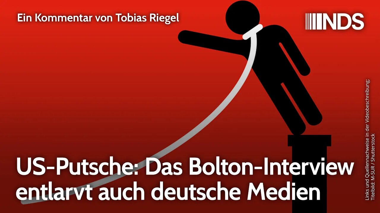 US-Putsche: Das Bolton-Interview entlarvt auch deutsche Medien | Tobias Riegel | NDS-Podcast