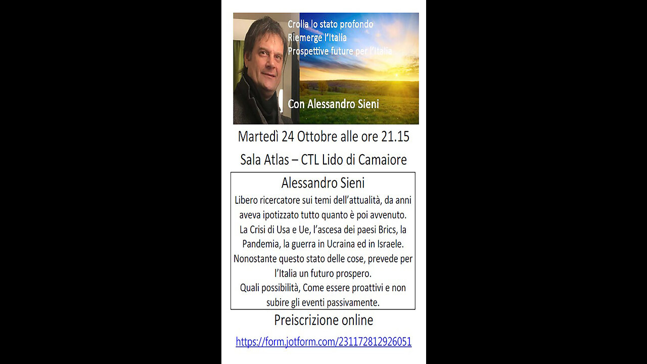 Alessandro Sieni, Lido di Camaiore 24-10-23 Prima parte