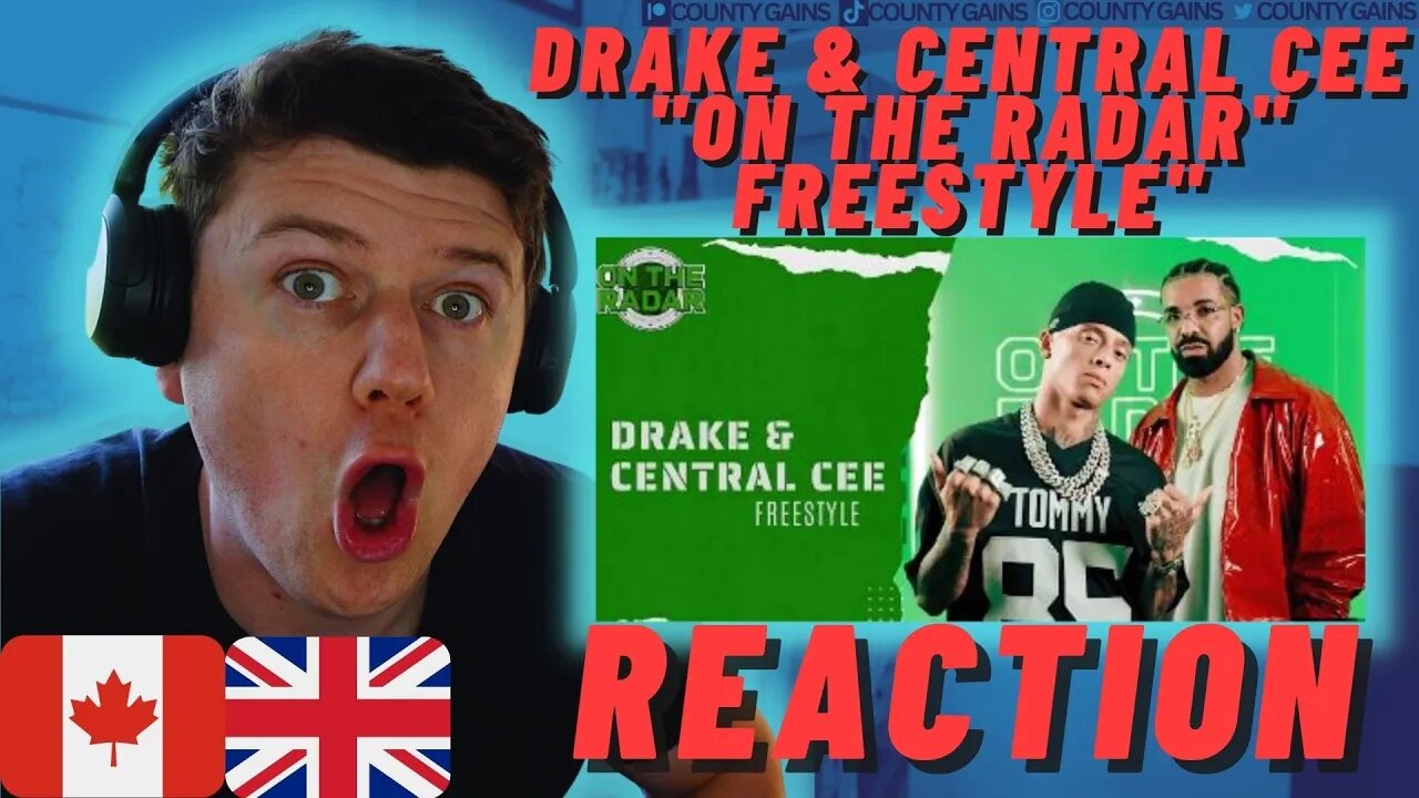 Drake & Central Cee "On The Radar" Freestyle - IRISH REACTION