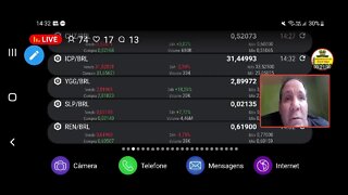 Ao vivo : Pane geral no mercado de criptomoedas