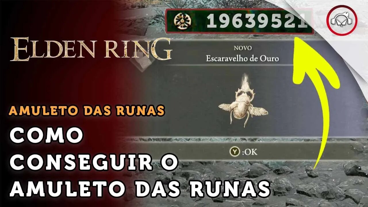 Elden Ring, Como conseguir o amuleto de runas extras (A cada kill vc ganha mais runas) | super dica