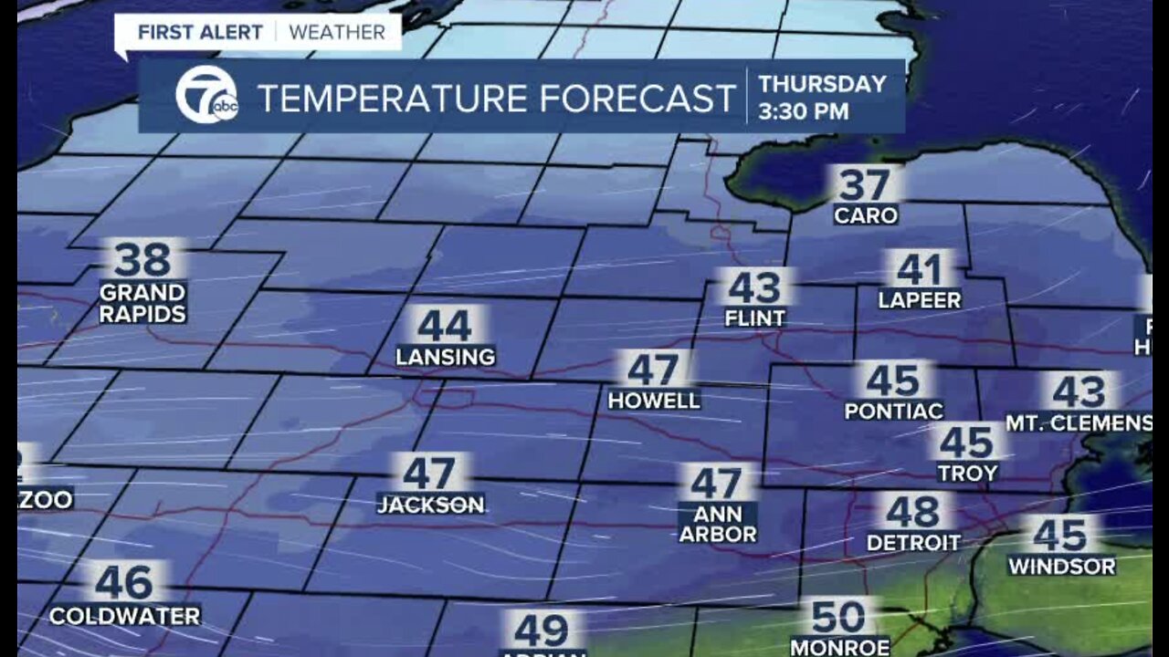 Detroit Weather: Icy start before getting mild and windy