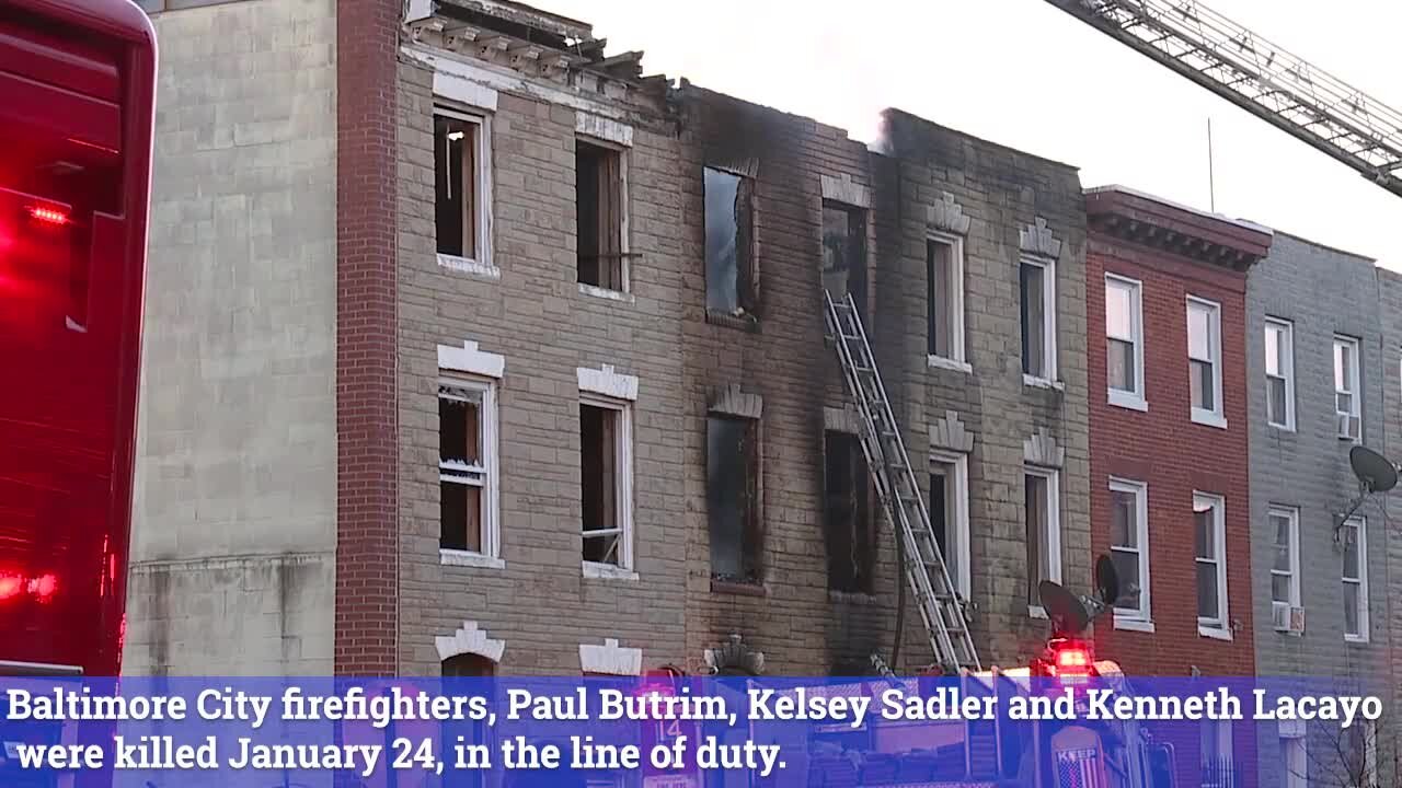 Deaths of three Baltimore City firefighters in S. Stricker Street fire ruled homicides