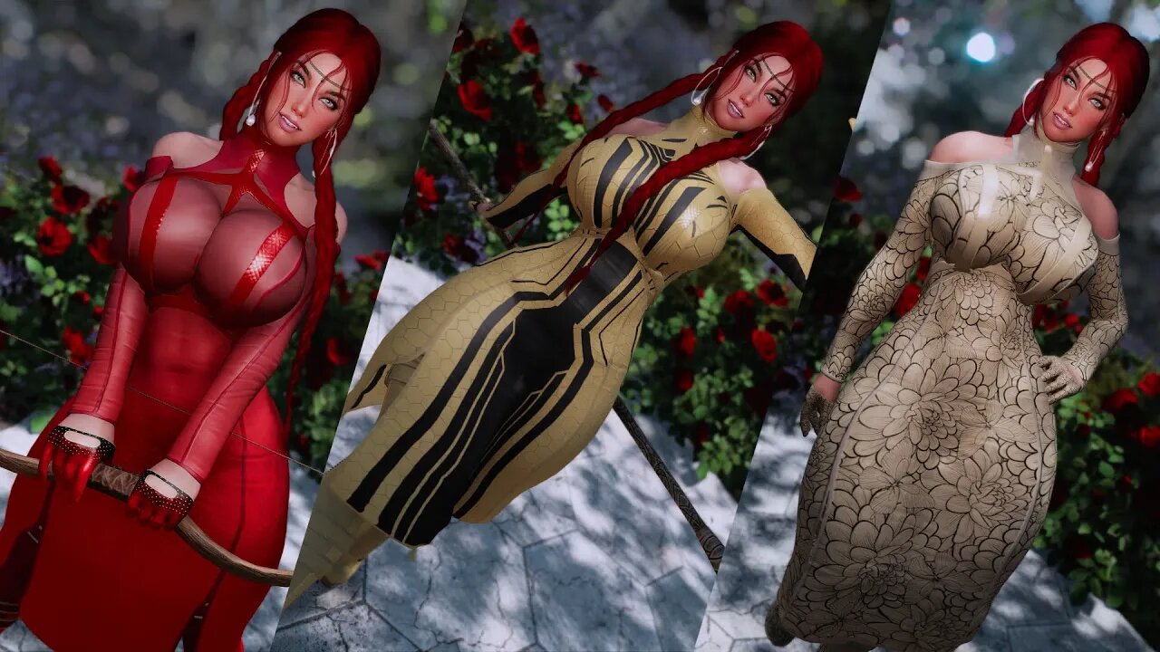 Skyrim [Ashtoreth] Ilia Outfit 3BA.v2 & BHUNP HDT-SMP