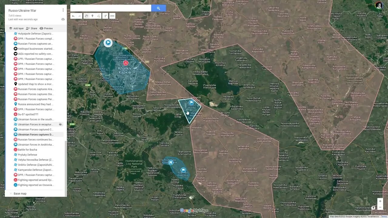 [ Kharkiv Front ] Major counteroffensive by the Ukrainian Forces around Kharkiv