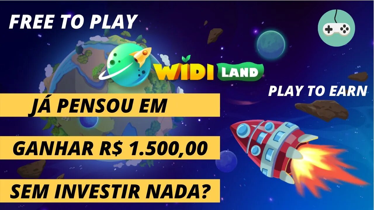 WidiLand Novo NFT Game FREE, saiba como jogar e todo o passo a passo para você ganhar dinheiro.