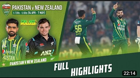 Pakistan vs new Zealand 1st t20 full highlights
