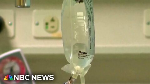 Hurricanes close down key facilities that make critical IV fluids