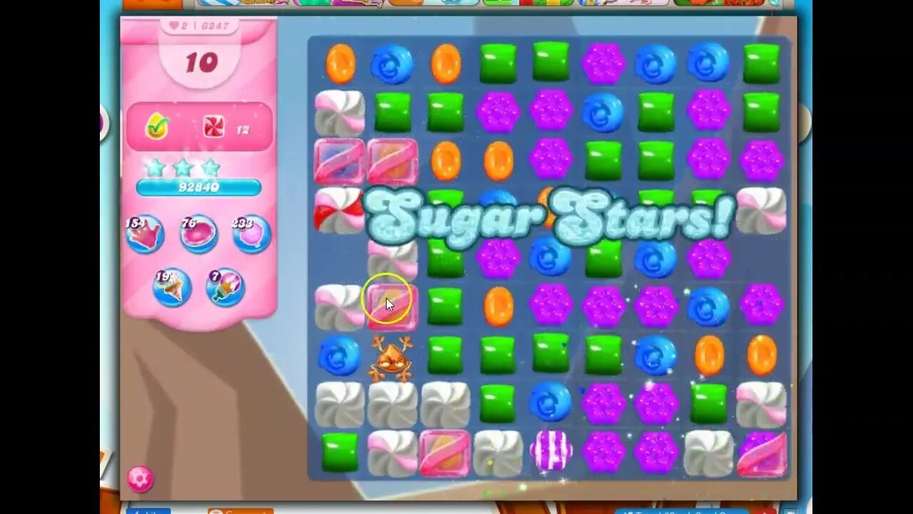 Candy Crush Level 6247 Talkthrough, 26 Moves 0 Boosters