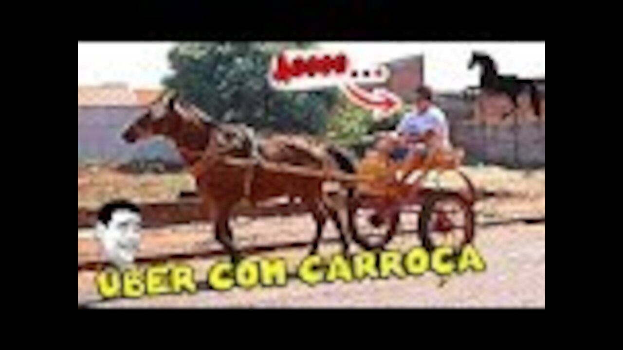 Uber with Uber Prank wagon