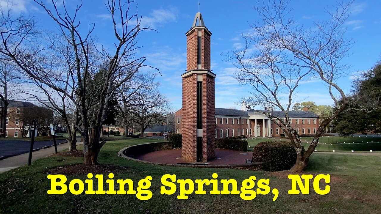 Boiling Springs, NC, Town Center Walk & Talk - A Quest To Visit Every Town Center In NC