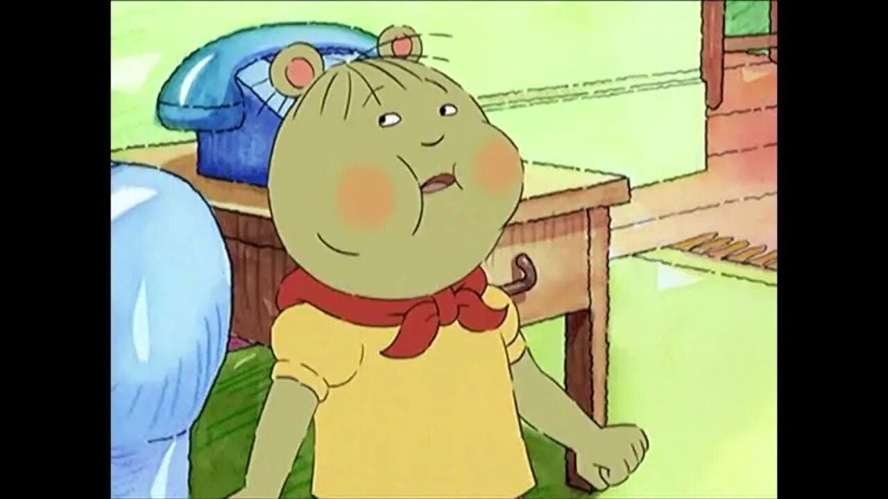 What's black and white and red all over? | Arthur