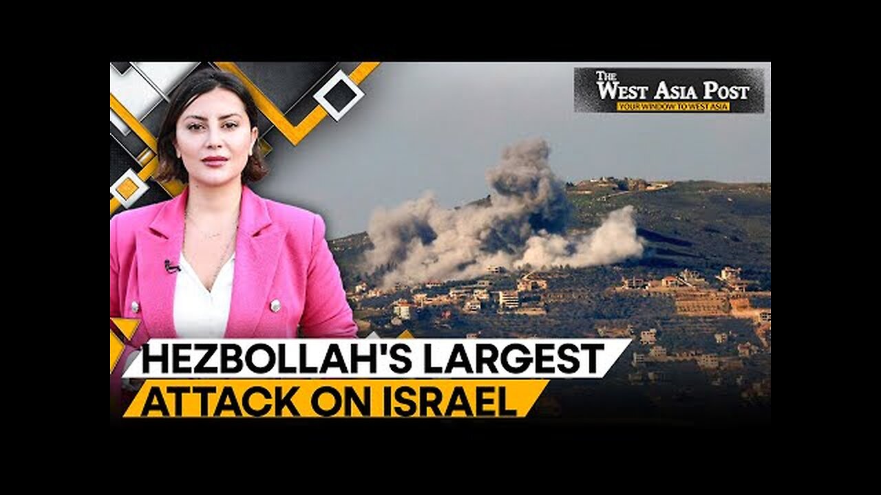 Hezbollah fires over 200 rockets & suicide drones at Israel | The West Asia Post