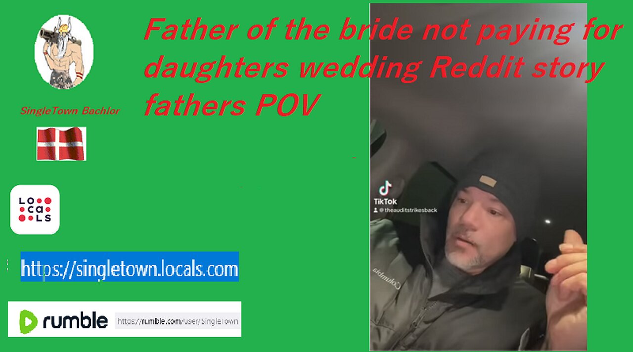 Father of the bride not paying for daughters wedding Reddit story fathers POV pt 02