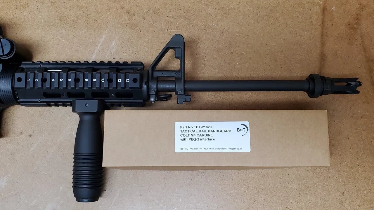 TGV2: Upcoming Content: B&T Quad Rail for the Colt AR-15