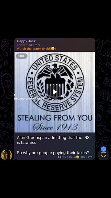 Alan Greenspan admitting that the IRS is Lawless!