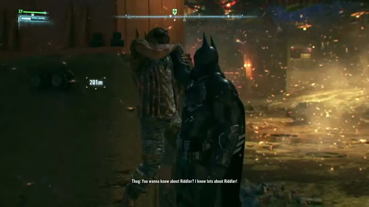 Batman Arkham Knight (PS4) Hard level mission 78 Man-Bat Defeat!