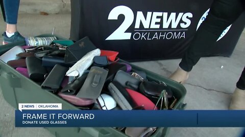 Frame It Forward glasses donations in Tulsa